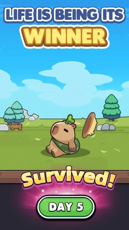 Gameplay Capybara Go di Android.