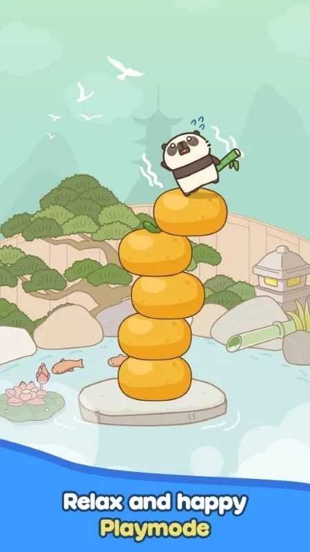 Gameplay of Capybara Jump showing the jump mechanic and cake tower.