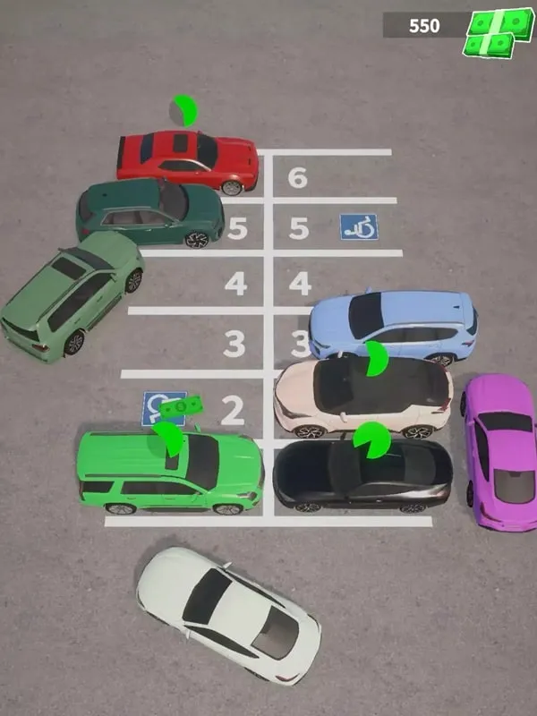 Iniciando el juego Car Lot Management en un dispositivo Android después de una instalación exitosa.