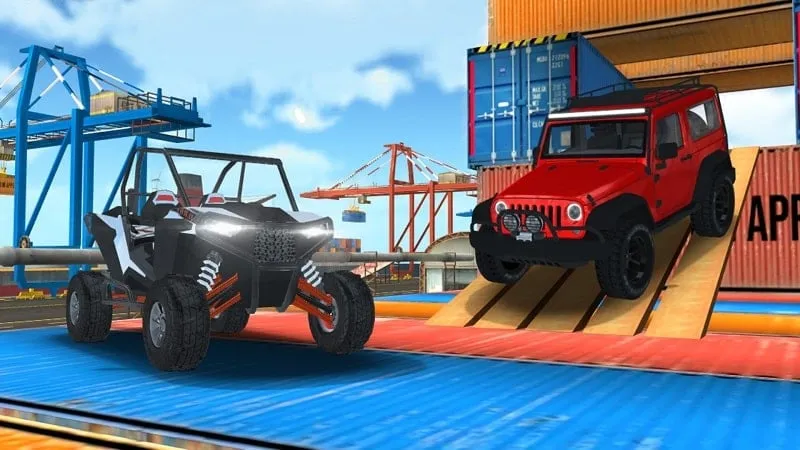 Ảnh chụp màn hình hiển thị tính năng tiền vô hạn trong Car Real Simulator MOD APK.