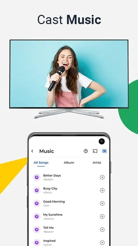 Función de control remoto del mod Cast for Chromecast TV Cast