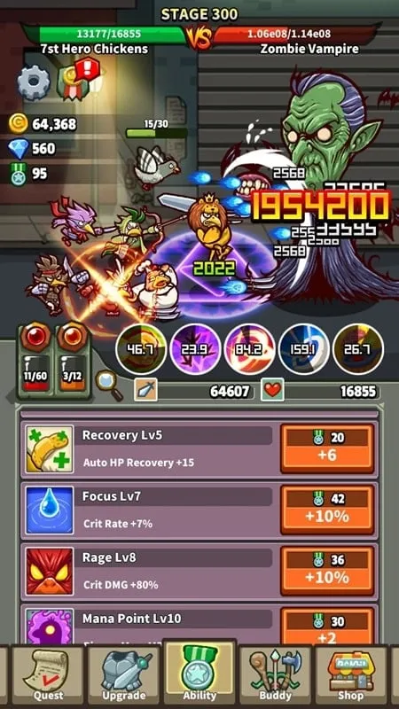 Different types of zombies encountered in the game.