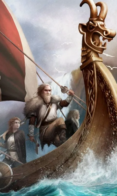 Hình ảnh game Choice of the Viking mod apk trên điện thoại