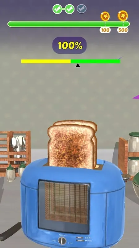 Accessing the MOD menu in Chores!