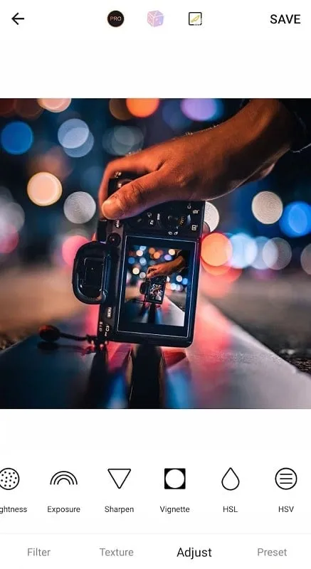 Saving and sharing edited photos