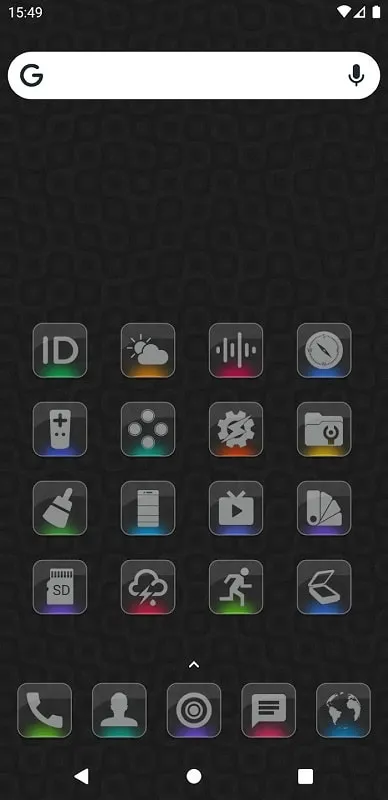 Giao diện Color gloss icon pack mod