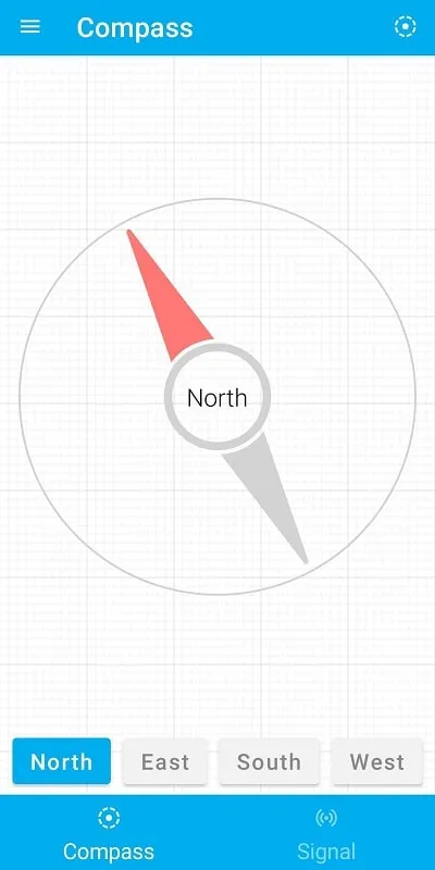 Compass and GPS tools hiển thị dữ liệu vệ tinh