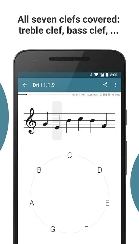 Giao diện Complete Music Reading Trainer mod