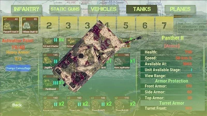 Gameplay Conflict Arena East Front.