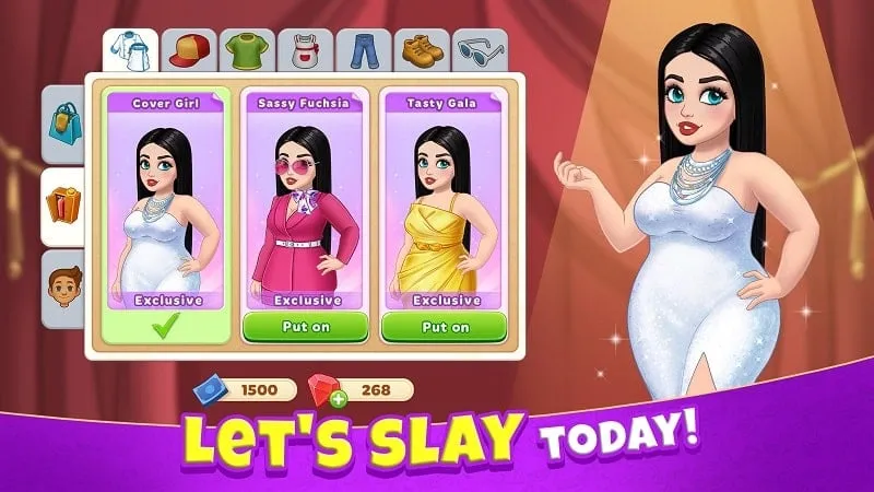 Customizing your character's appearance in Cooking Diary.
