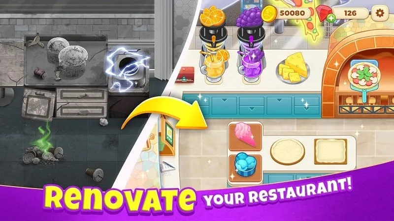 Upgrading kitchen appliances in Cooking Diary.