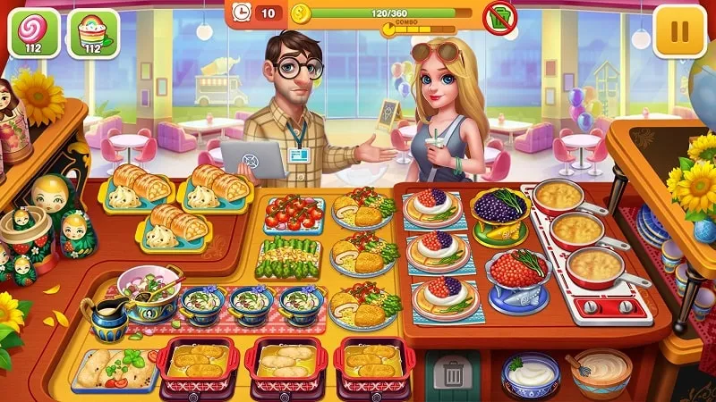 Hình ảnh nâng cấp thiết bị nhà bếp trong game