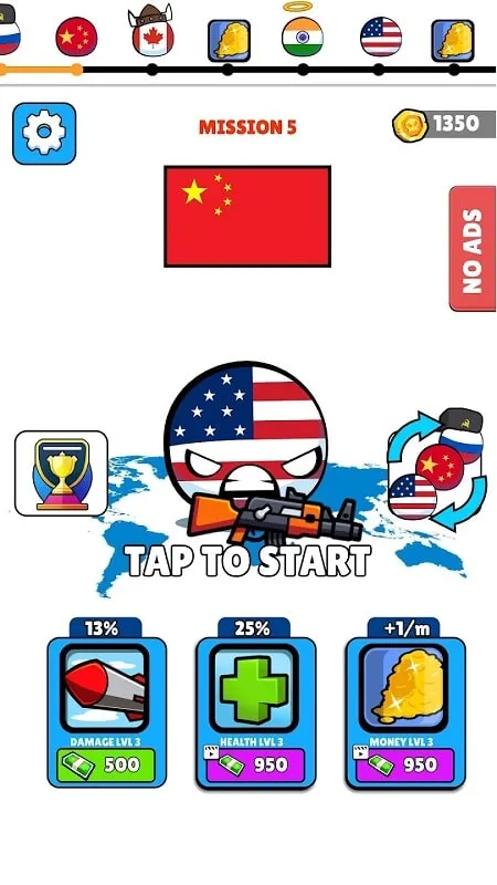 Panduan instalasi Country Balls MOD APK di perangkat Android.