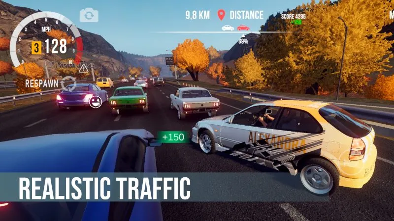 Hình ảnh game CPM Traffic Racer mod apk