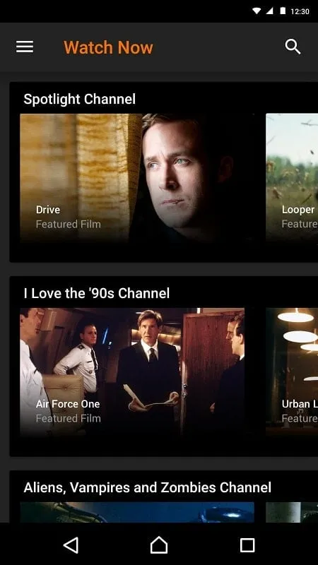 Crackle mod interface showing premium features
