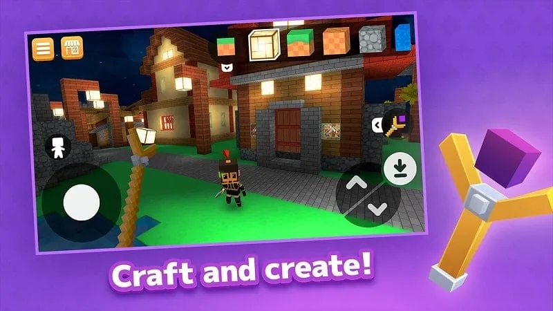 Explorando el mundo de Crafty Lands con el MOD APK.