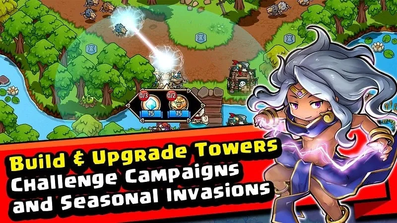 Descargar Crazy Defense Heroes mod apk última versión