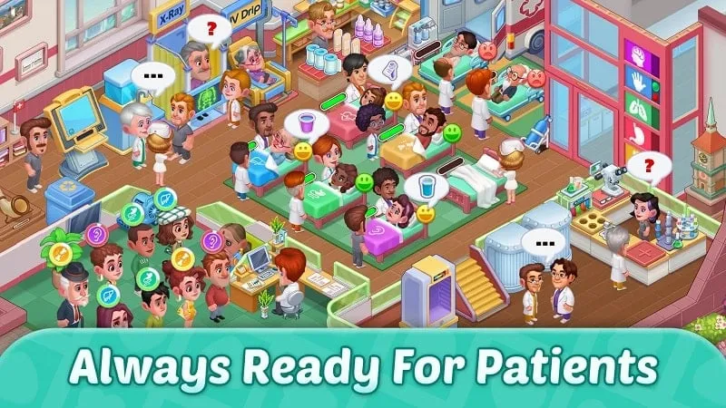 A screenshot of Crazy Hospital: Doctor Dash gameplay.