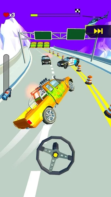 Gambar gameplay Crazy Rush 3D Mod