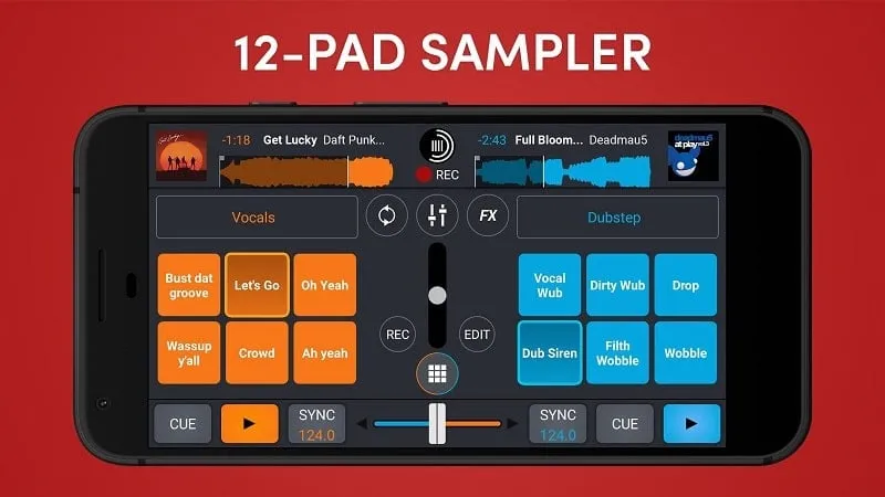 Cross DJ Pro mod interface showcasing advanced features