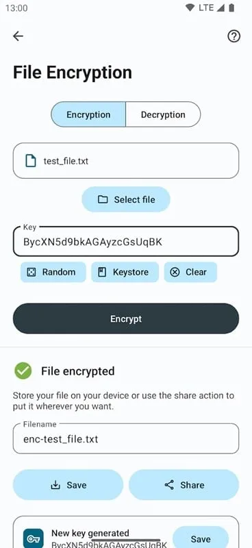 Crypto Encryption Tools mod mostrando el análisis de código