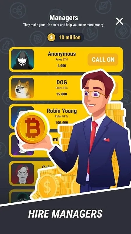 Crypto Miner Tycoon mod apk phiên bản mới