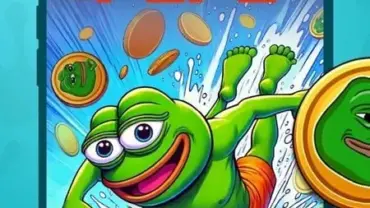 Crypto PEPE gameplay screenshot showcasing the frog army.