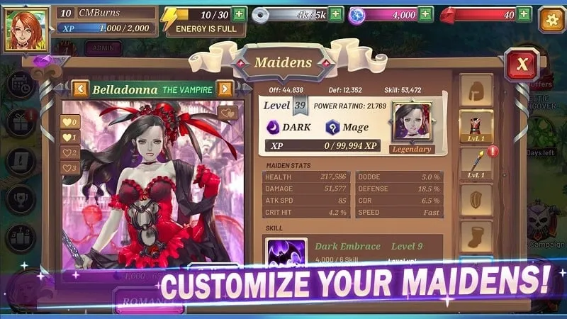 Hướng dẫn cài đặt Crystal Maidens MOD APK trên Android