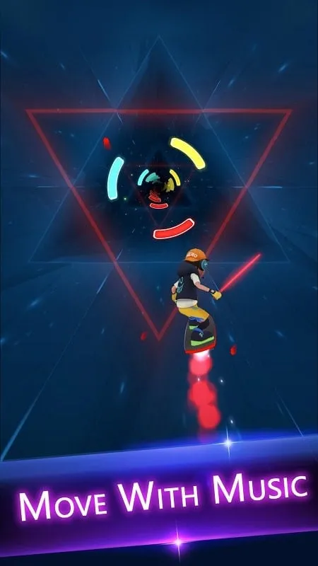 Cyber Surfer gameplay on an Android tablet.