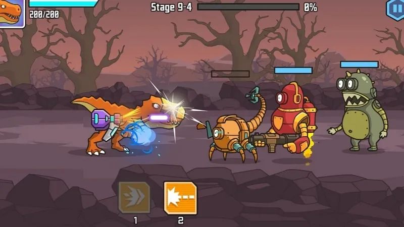 Dinosaurio CyberDino contra robots mod apk