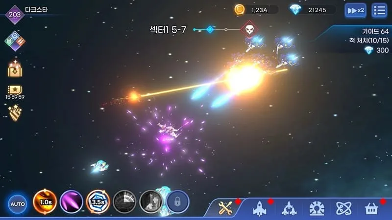 Guía paso a paso para instalar Darkstar MOD APK en un dispositivo Android.