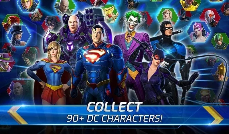 Pantalla de instalación de DC Legends Mod APK