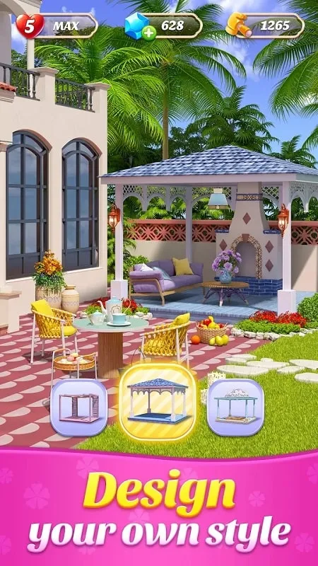 Ảnh minh họa các bước khắc phục sự cố trong Decor Master Mod APK.