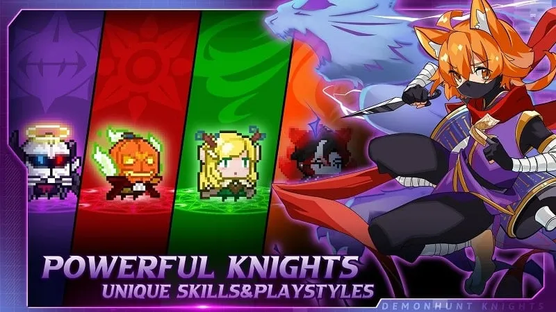 Tải Demon Hunt Knights mod miễn phí