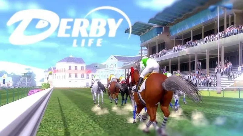 Captura de tela do jogo Derby Life com dinheiro infinito.