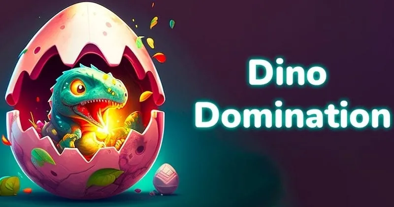 Gameplay Dino Domination dengan tampilan grafis yang memukau.