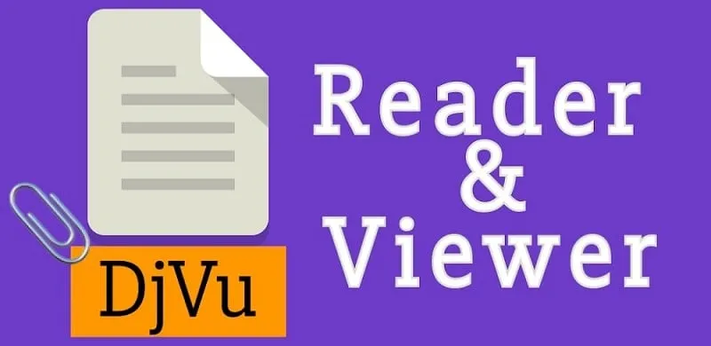 Giao diện ứng dụng DjVu Reader & Viewer