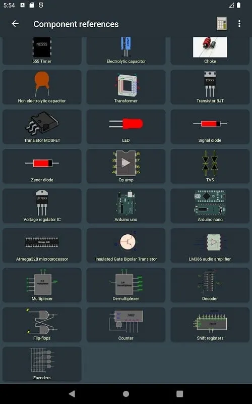 Using the electronic component reference in Doctronics mod