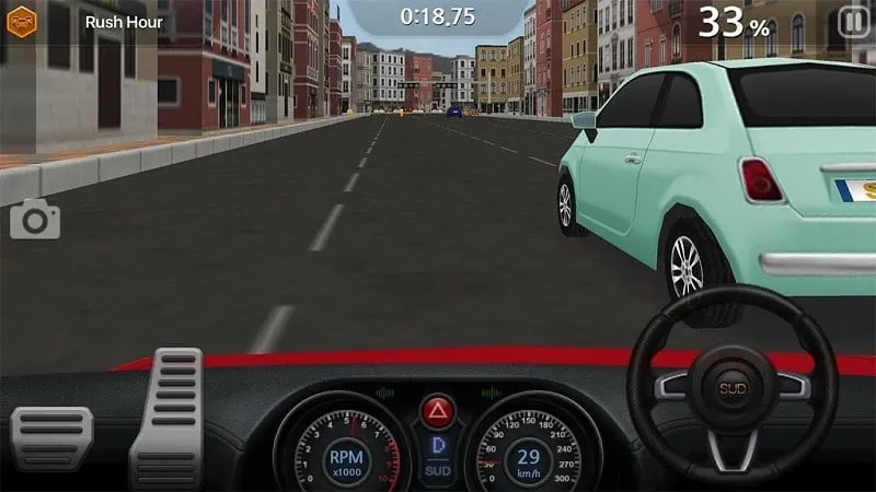 Gameplay Dr. Driving 2 với tài nguyên không giới hạn.