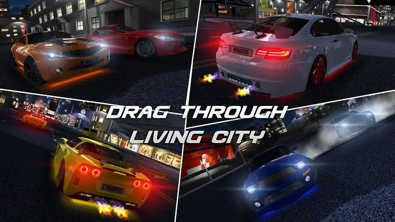 Drag Racing interface on Android.