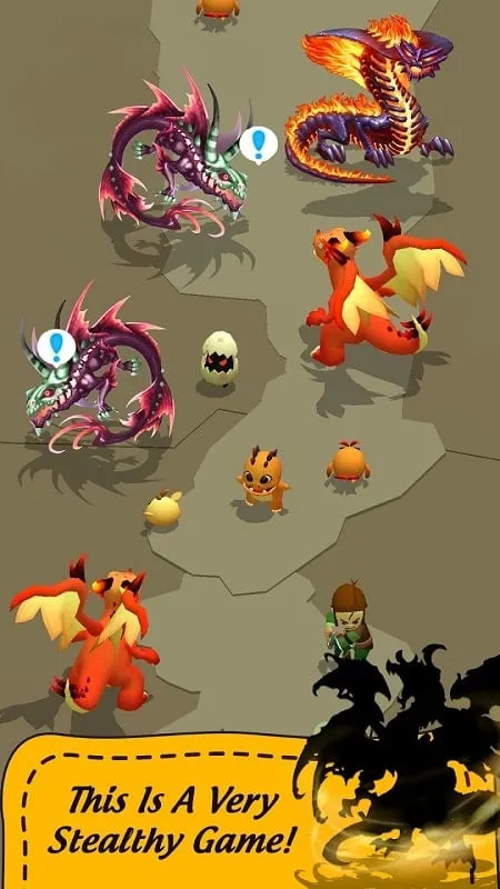 Gameplay Dragon Merge Fighting Mod.