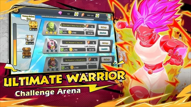 Hình ảnh game Dragon Z Warrior Ultimate Duel mod apk miễn phí