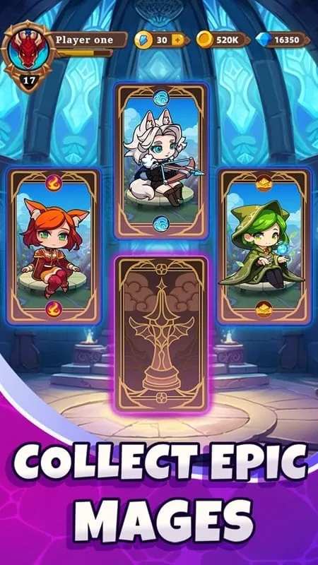 In-game screenshot of DragonMage displaying character upgrades and skill enhancements.