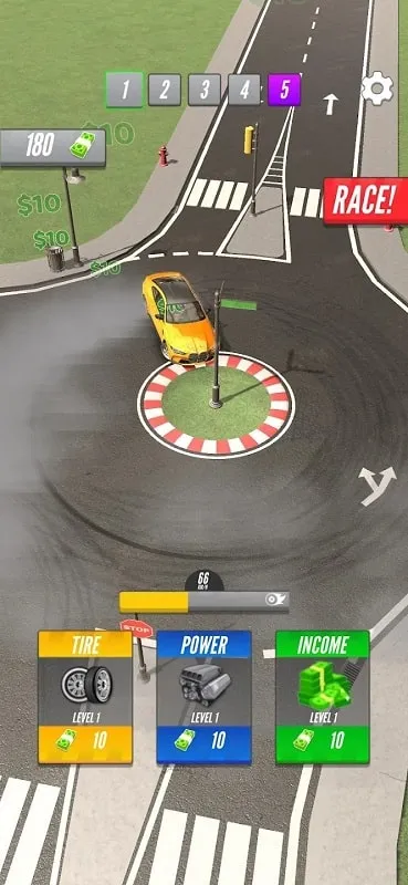 Mobil Drift di Drift 2 Drag MOD APK