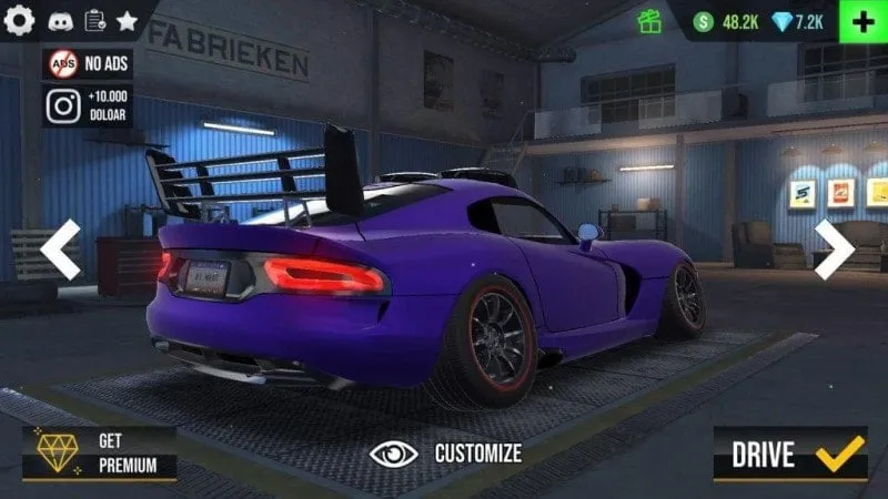 Example of in-game store interface in Drive Club showing available cars and upgrades.