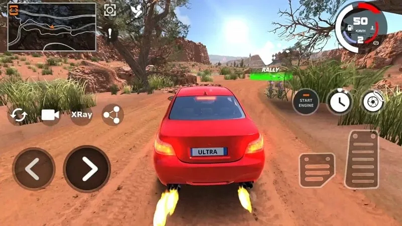 Seleccionando autos en DriveX Car Crash Simulator Mod.