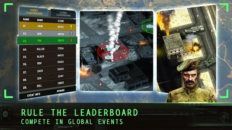 Upgrading drones in Drone Shadow Strike with unlimited money.