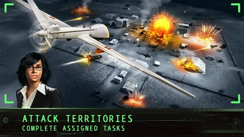Installing Drone Shadow Strike MOD APK on an Android device.