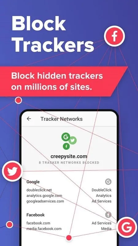 Halaman unduh DuckDuckGo Privacy Browser Mod