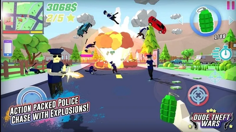 Características del mod de Dude Theft Wars